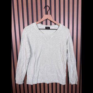 Monrow Sweatshirt Medium Womens Light Green Raglan Long Sleeve
